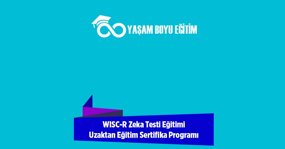 WISC-R Zeka Testi Eğitimi Uzaktan Eğitim Sertifika Programı