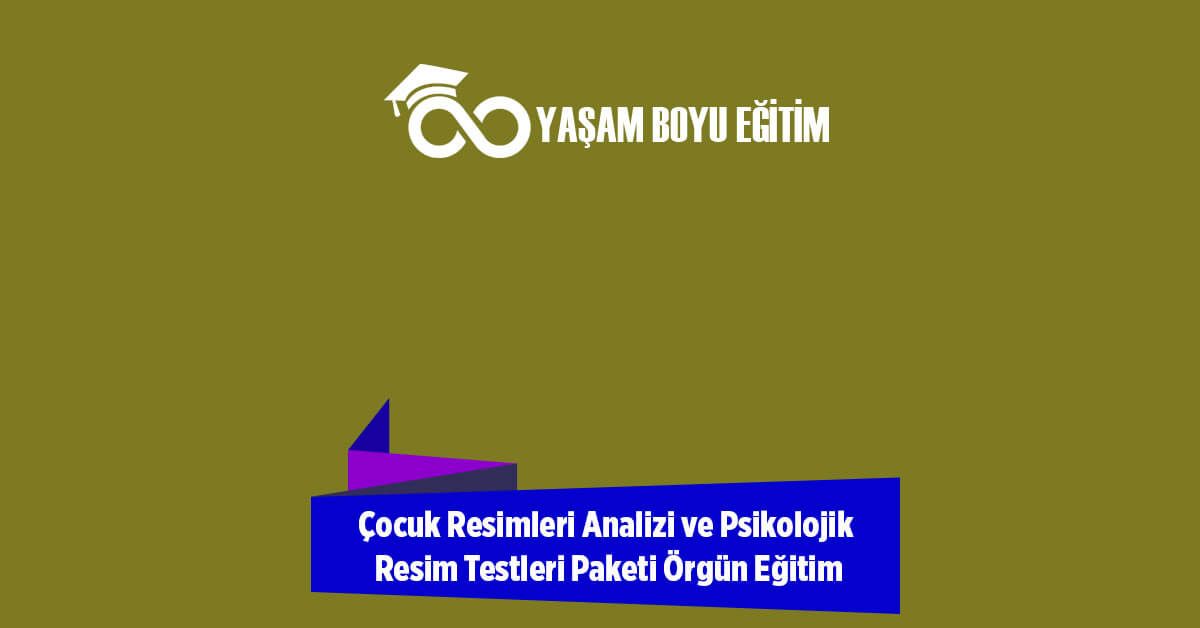 Çocuk Resimleri Analizi ve Psikolojik Resim Testleri Paketi Örgün Eğitim