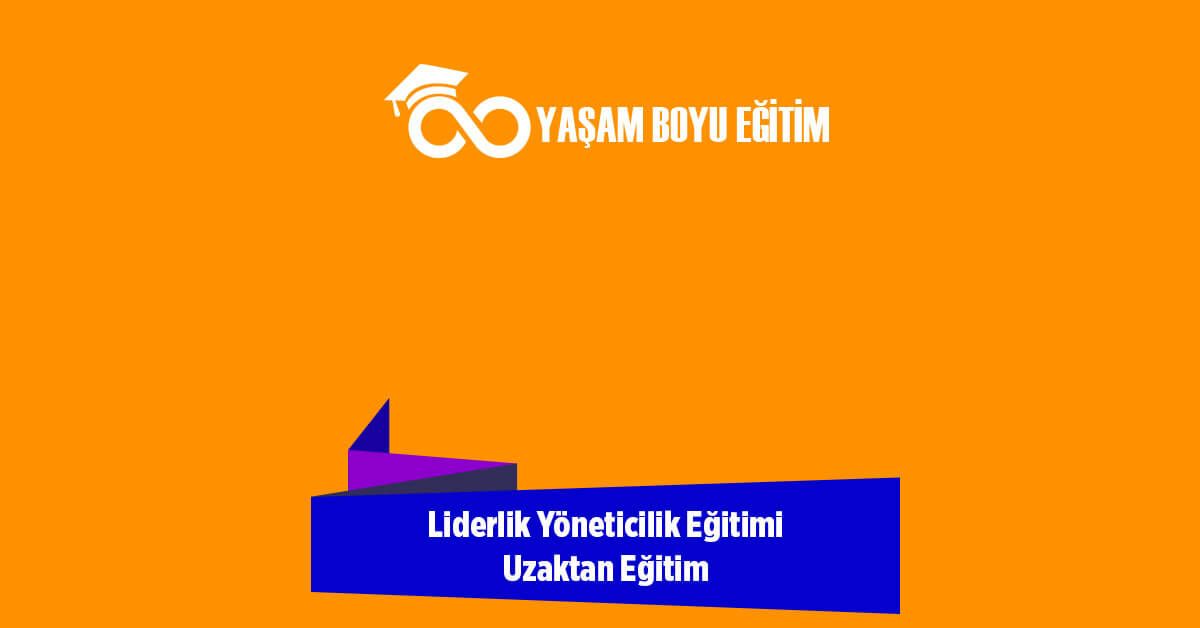 Liderlik Yöneticilik Eğitimi Uzaktan Eğitim