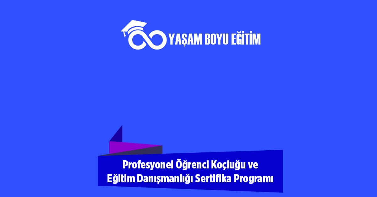Profesyonel Öğrenci Koçluğu ve Eğitim Danışmanlığı Sertifika Programı Uzaktan Eğitim