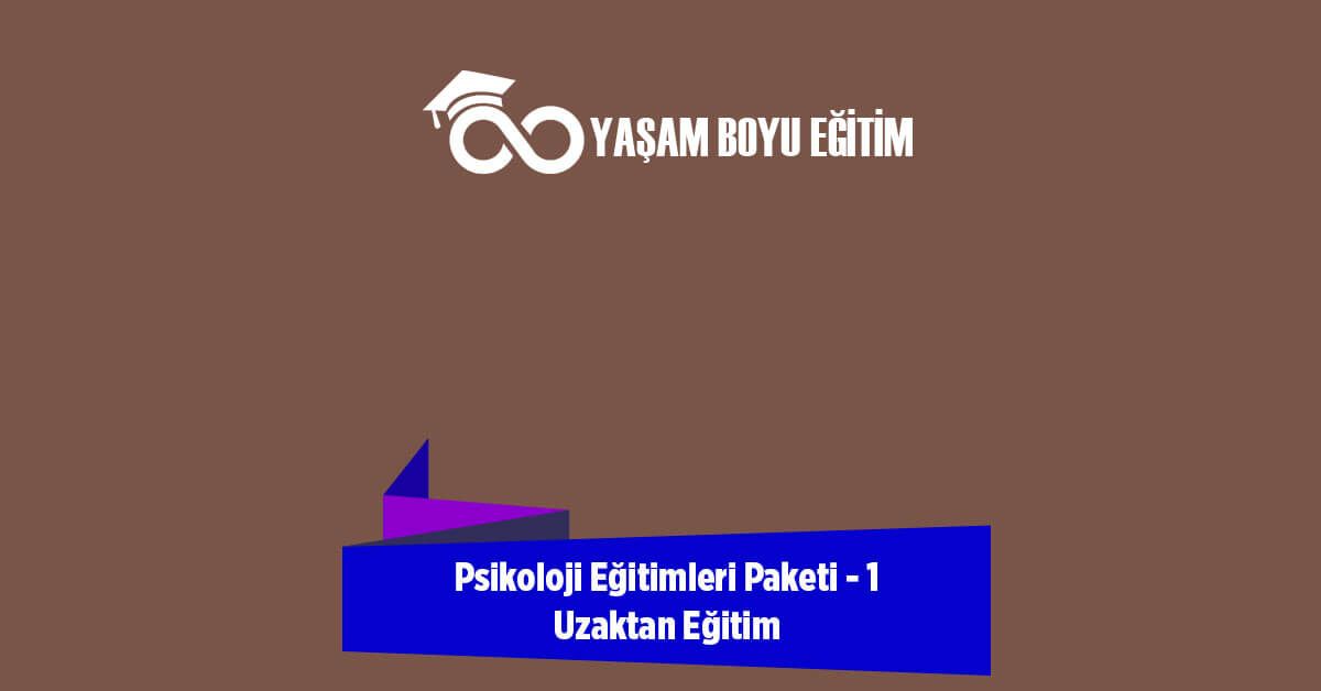 Psikoloji Eğitim Paketi 1 Uzaktan Eğitim