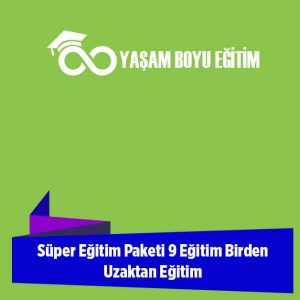 Süper Eğitim Paketi 9 Eğitim Birden Uzaktan Eğitim